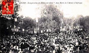 17 - Alger - Fort l'Empereur - Colonne Bailloud - Inauguration 
